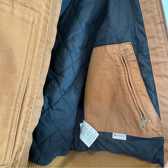 Carhartt Women's Washed Duck Insulated Active Jacket in Carhartt Brown size XS - Picture 5 of 6